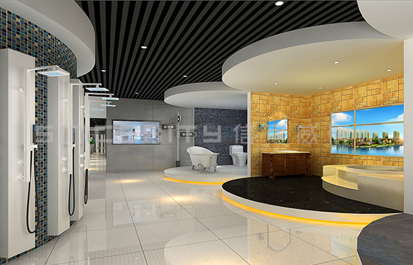 企業展廳設計效果圖